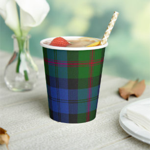 Baird Scottish Clan Tartan Paper Cups
