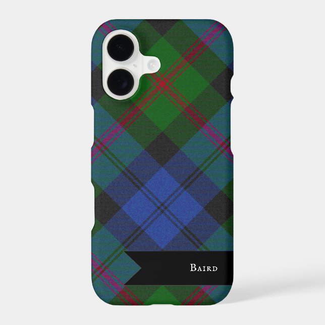 Baird Scottish Clan Tartan Plaid Pattern (Back)