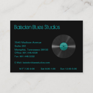 Baisden Blues Studio Business Card