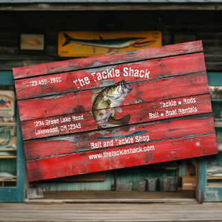 Bait and Tackle Shop Business Card