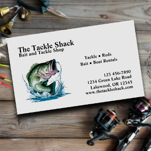 Bait and Tackle Shop Business Card