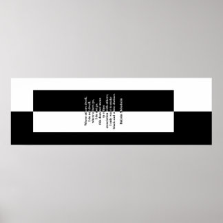 Báiyún’s Black and White Poster