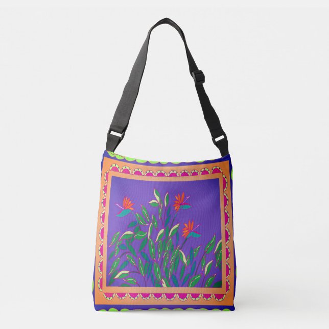 Baja Bird of Paradise Crossbody Bag (Front)