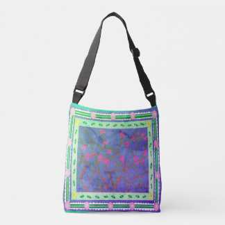 Baja Bougainvillea Vintage Crossbody Bag