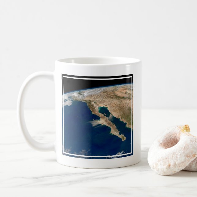 Baja California And The Pacific Coast Of Mexico. Coffee Mug (With Donut)