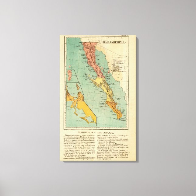 Baja California, Mexico Canvas Print (Front)