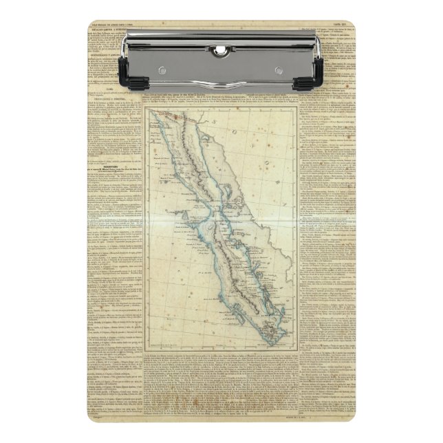 Baja California, Mexico Mini Clipboard (Front)