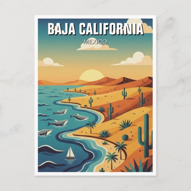 Baja California Postcard (Front)