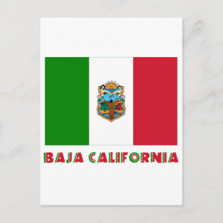 Baja California Unofficial Flag Postcard