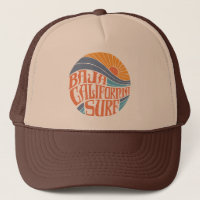 Baja Californian Surf Vintage Trucker Hat