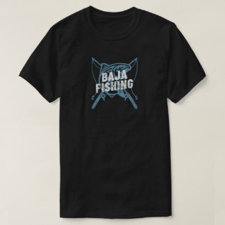 Baja Fishing logo style T-Shirt