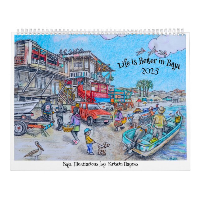 Baja Illustrations Calendar (Cover)