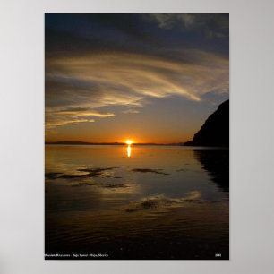 Baja Sunset Poster