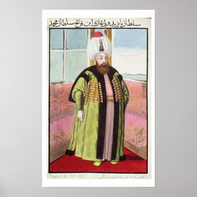 Bajazet (Bayezid) II (c.1447-1512) called 'Adli', Poster (Front)