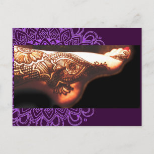 Bajidoo Henna Tattoo Work NO2 Postcard