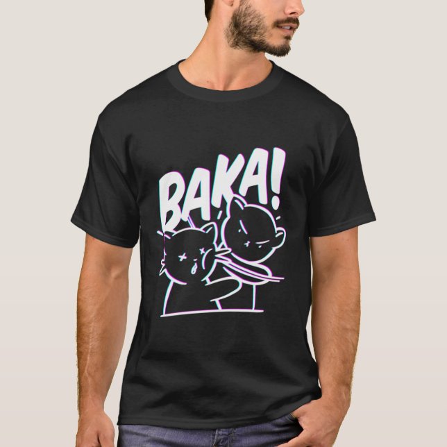 Baka Cat Anime Japan Cosplay Otaku Merch Kawaii 36 T-Shirt (Front)