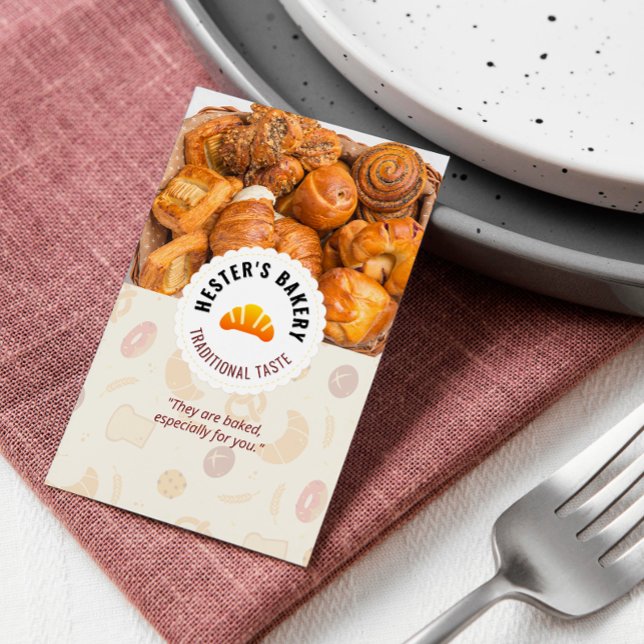 Bake Bakery Business | Traditional Taste Business Card (Creator Uploaded)