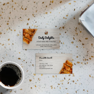 Bake Bakery Business   Warm Bread Basket Business Card