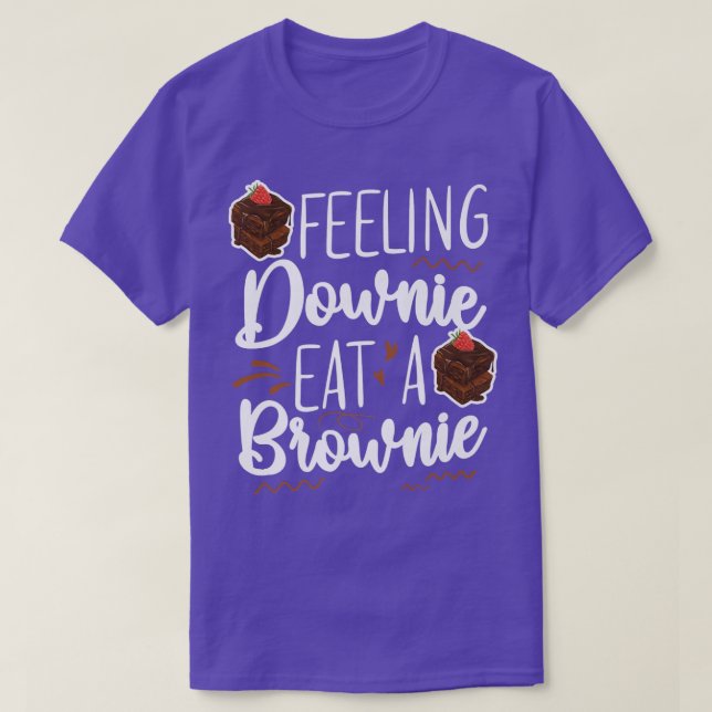 Bake Baking Brownie Pun  T-Shirt (Design Front)