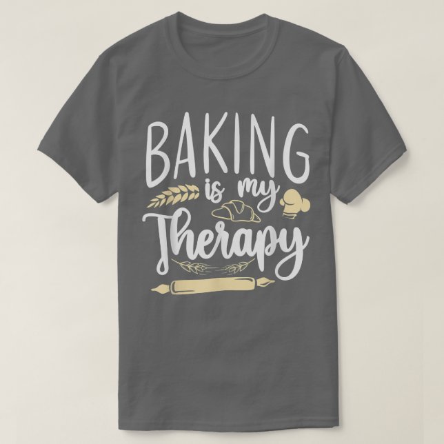 Bake Baking Rolling Pin  48 T-Shirt (Design Front)