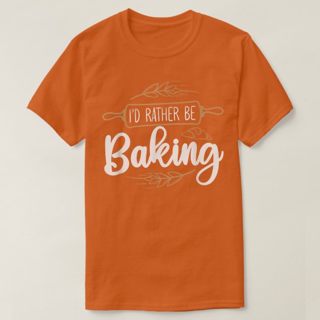 Bake Baking Rolling Pin  56 T-Shirt (Design Front)
