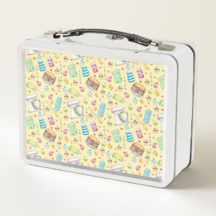 Bake Cake Metal Lunchbox