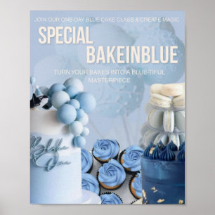 "Bake n Blue: One-Day Bakery Masterclass Poster