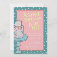 Bake Off Birthday Cake Decorating