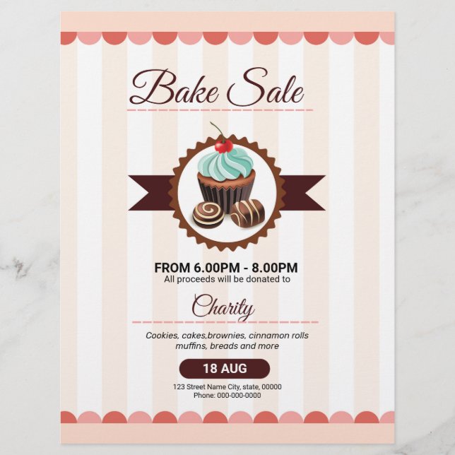 Bake Sale Flyer (Front)