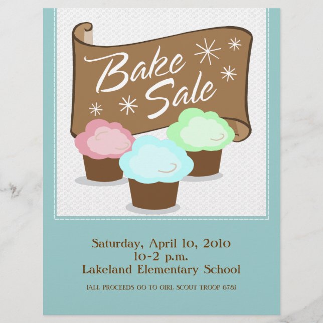 Bake Sale Flyers (Front)