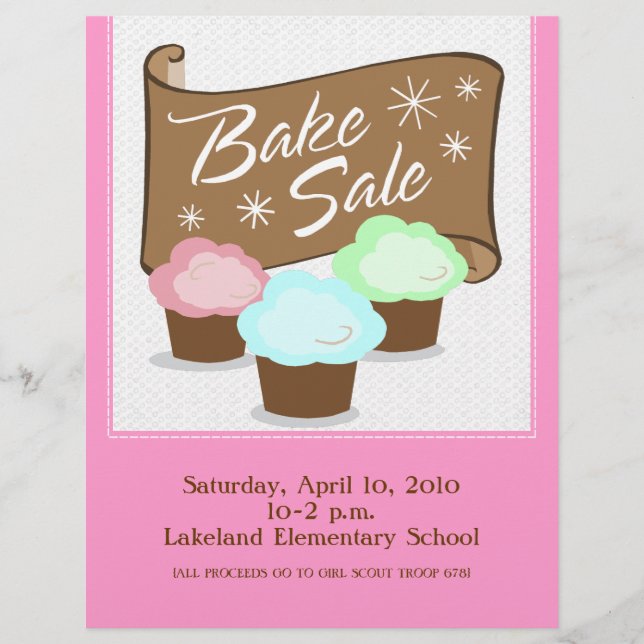 Bake Sale Flyers (Front)