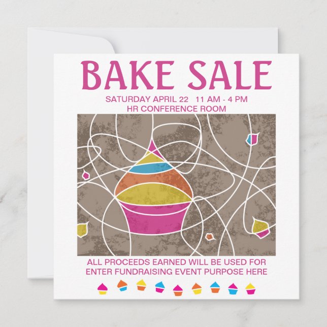 bake sale flyers (Front)