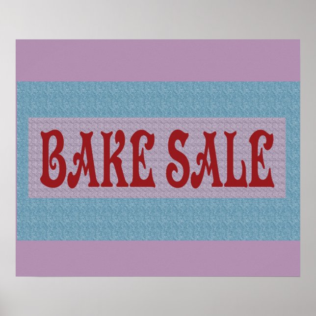 BAKE SALE POSTER BANNER (Front)