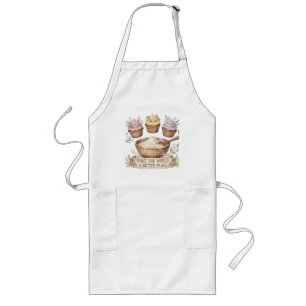 Bake the World a Better Place" Kitchen Apron