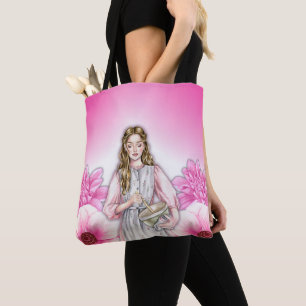 Bake the World Bloom - Super Cute Floral Baker Tote Bag