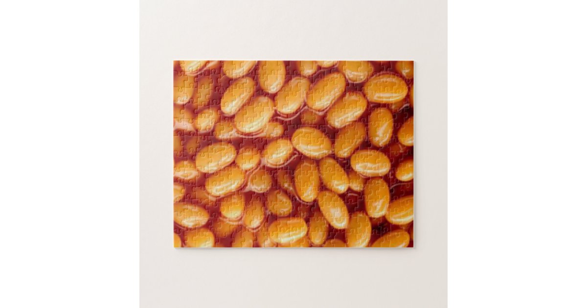 Baked beans jigsaw puzzle Zazzle.co.nz