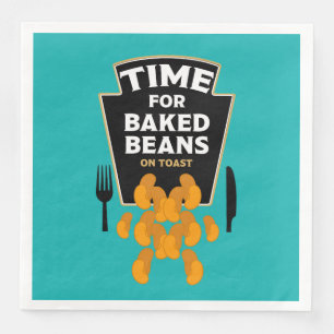 Baked Beans On Toast Napkin