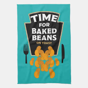 Baked Beans On Toast Tea Towel