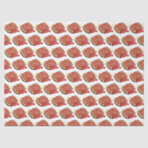 Baked Beans on Toast UK British Cuisine Food Tissue Paper