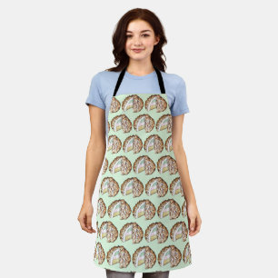 Baked Bombe Alaska Ice Cream Cake Dessert Food Apron