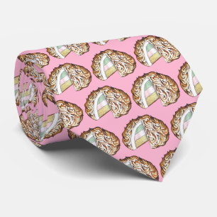 Baked Bombe Alaska Ice Cream Cake Dessert Food Tie