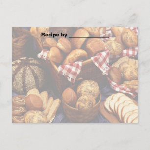 Baked Breads Recipe 2 Blank Card