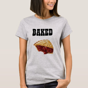 baked cherrie pie piece t-shirt design baker