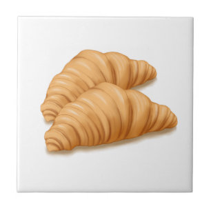 Baked Croissant Kitchen Decor Tile