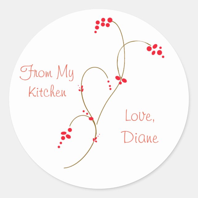 Baked For You Berry Label (Front)