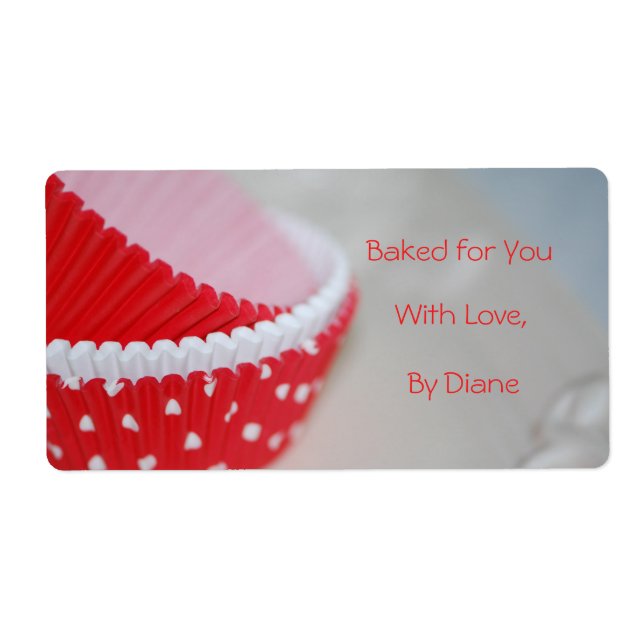 Baked for You Labels (Front)