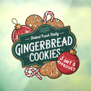 Baked fresh daily gingerbread Christmas 