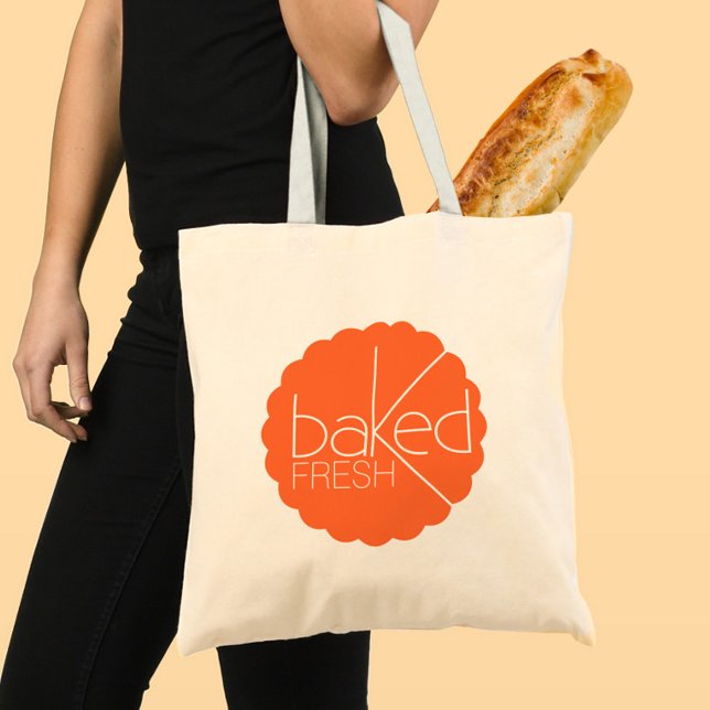 Baked fresh sliced orange logo bakers bag (Creator Uploaded)