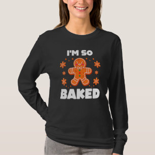 Baked Gingerbread Man Costume Christmas Cookie T-Shirt