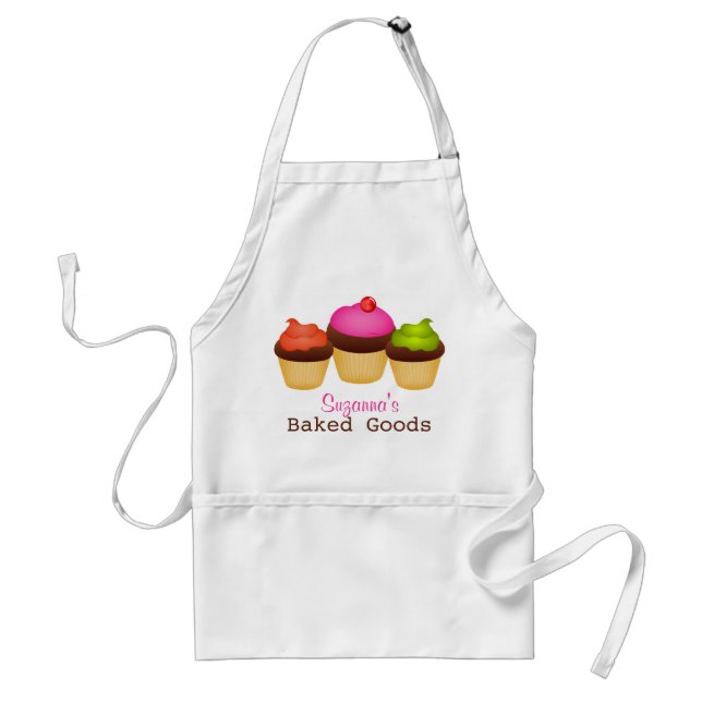 Baked Goods Cupcakes Apron (Front)